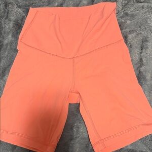 Aritzia Coral Bike Shorts